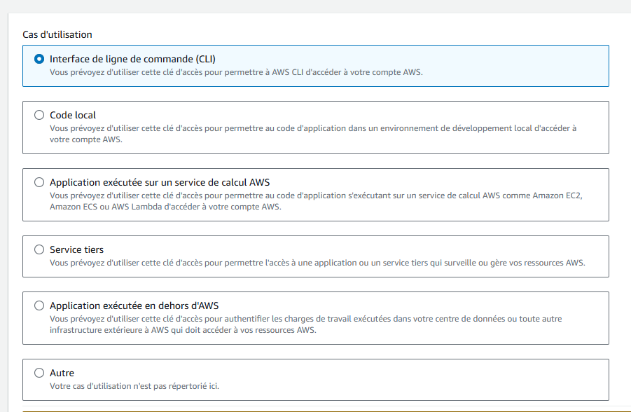 Interface de ligne de commande